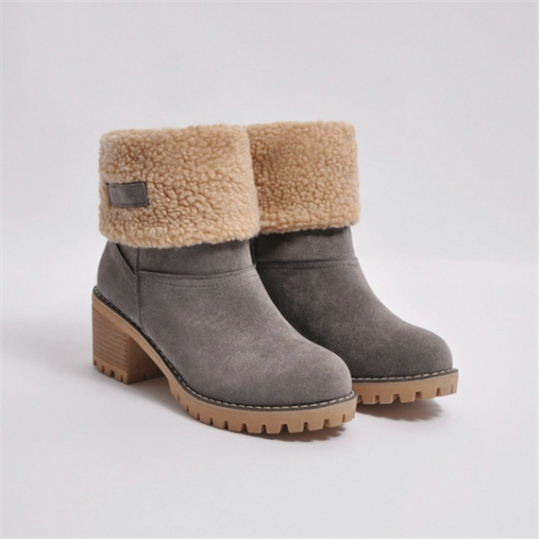 Prettyava Winter Shoes Fur Warm Snow Boots(Ship In 24 Hours)