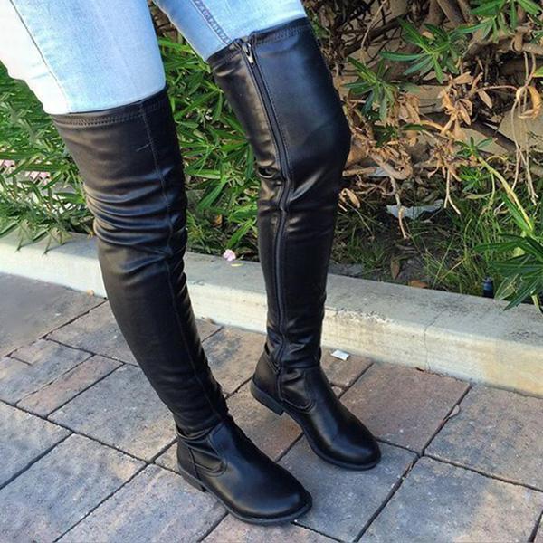 Prettyava Trendy Over The Knee Long Boots