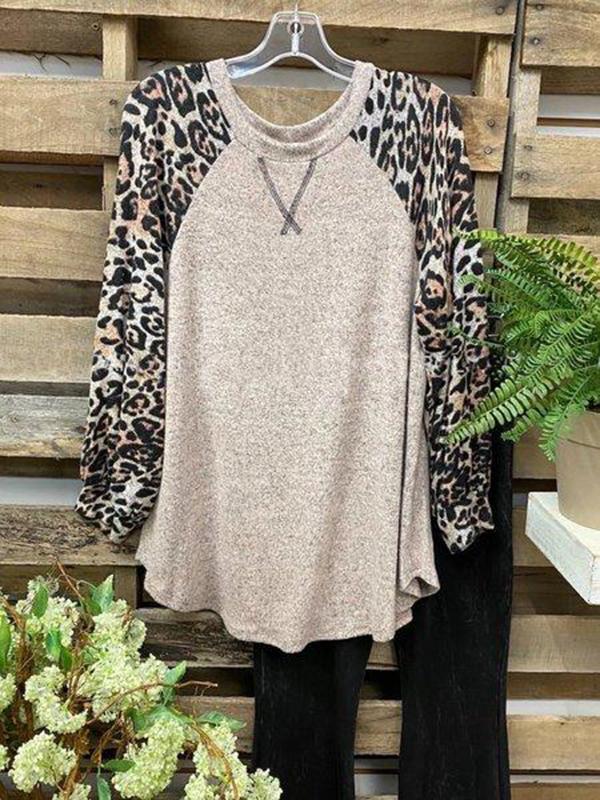Prettyava Casual Leopard Sweatshirt