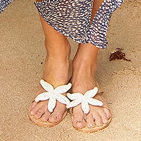 Prettyava Women Starfish Beach Flat Sandals