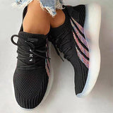 Shoeschics Women Casual Comfy Color-Blocking Ventilate Sneakers