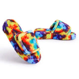 Prettyava Women Fashion Artificial Suede Multicolor Flat Slippers