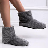 Prettyava Women Warm Plush Lined Slipper Boots