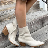 Prettyava Fashion Stylish Low Heeled Boots