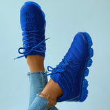Prettyava Lace-up Front Breathable Casual Sneaker