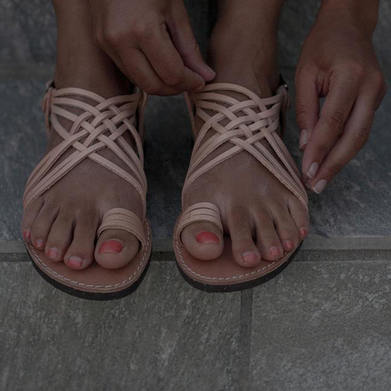 Women'S Hollow Cross Strap Sandals