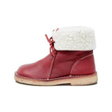 Prettyava Women Winter Vintage Boots Warm Unisex Lace-up Shoes