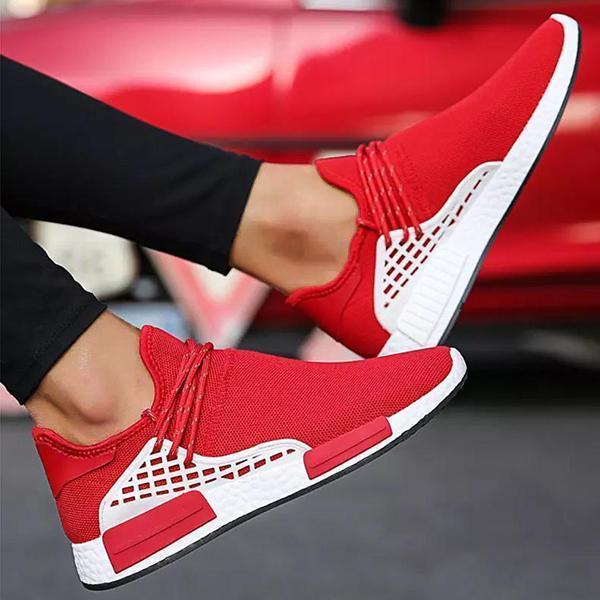Prettyava Fashion Design Breathable Air Mesh Slip On Sock Sneakers