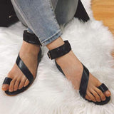Prettyava Ladies Fashion Strap Flat Slippers