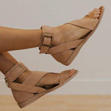Prettyava Ladies Fashion Strap Flat Slippers