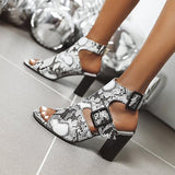 Prettyava Pu Summer Adjustable Buckle Women Sandals