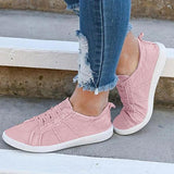 Prettyava Comfy Daily Canvas Flats Slip On Sneakers