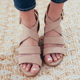 Prettyava Women Summer Comfortable Outing Thick Heel Sandals