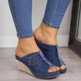 Prettyava Women Peep Toe Casual Summer Wedge Sandals