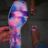 Prettyava Women Summer Color Flat Sandals
