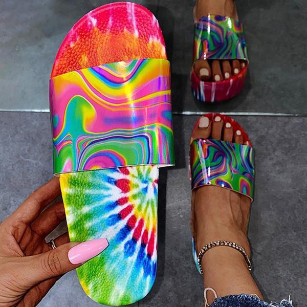 Prettyava 2021 New Sandal For Women High Heel Wedge Slippers