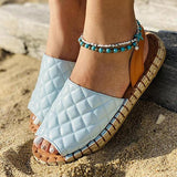 Prettyava Women Summer Beach Vacation Colorful Sandals