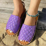 Prettyava Women Summer Beach Vacation Colorful Sandals