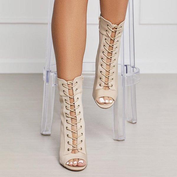 Prettyava Women Simple Fashion Strap High Heels