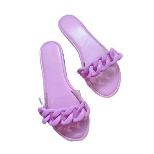 Prettyava 2021 New Women Casual Beach Candy Color Sandals