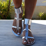 Prettyava Women Summer Ankle Adjustable Sandals