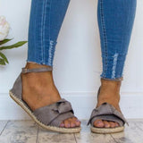 Prettyava Cute Knot Espadrille Flats Sandals