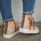 Prettyava Casual High Top Canvas Lace-Up Sneakers