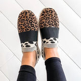 Prettyava Leopard Flat Heel Dress Sneakers