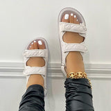 Prettyava Women Fashion Velcro Straps Sandals