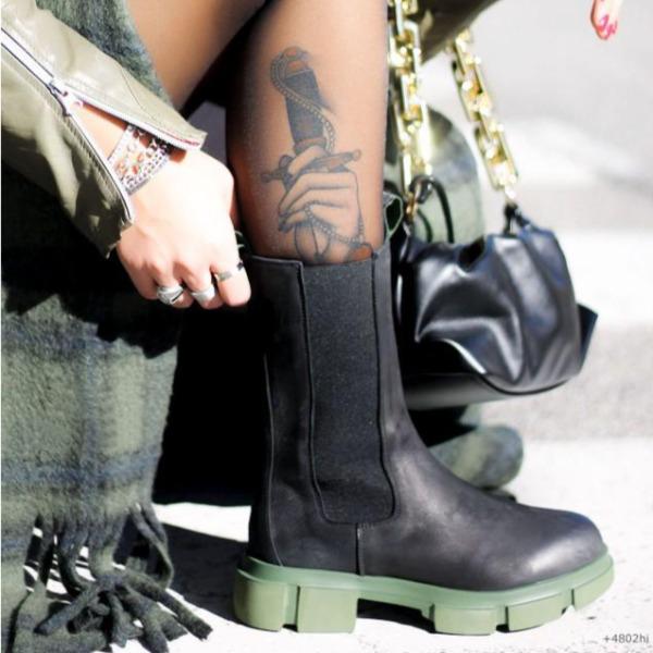 Prettyava Women's Fashion Trend Mid-Length Boots
